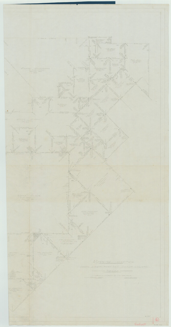 72255, Van Zandt County Working Sketch 6a, General Map Collection