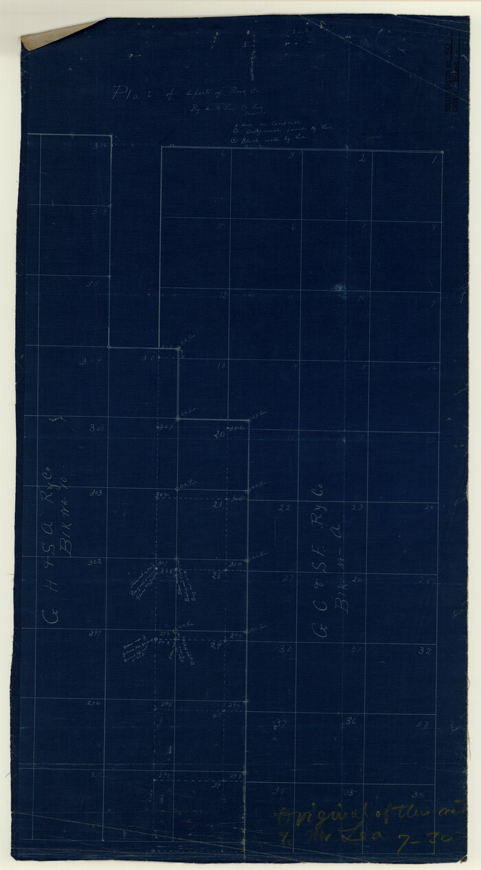 7226, Pecos County Rolled Sketch 50, General Map Collection