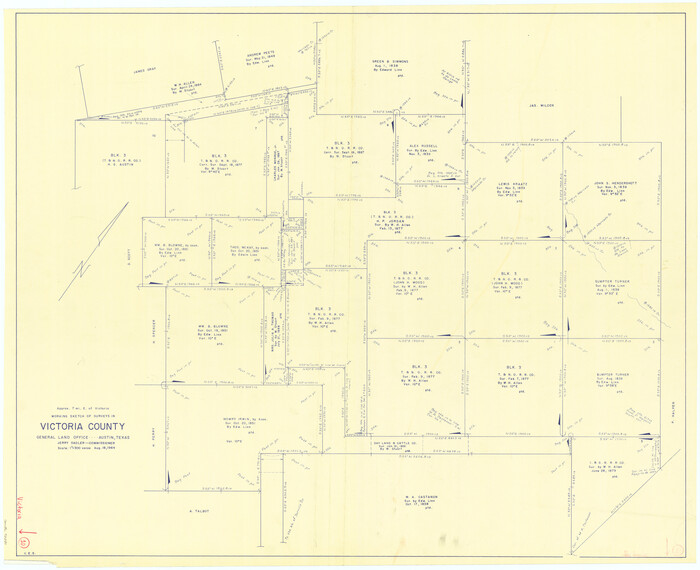 72280, Victoria County Working Sketch 10, General Map Collection