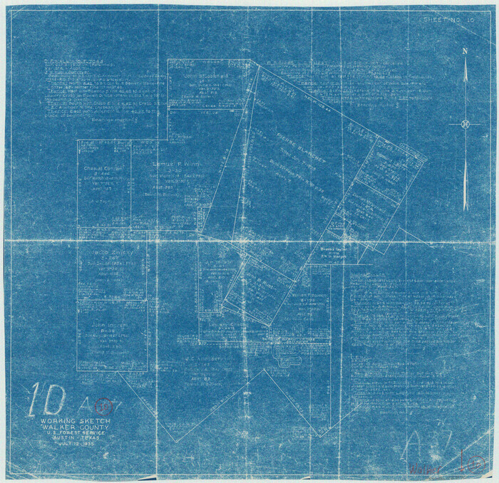 72290, Walker County Working Sketch 10, General Map Collection