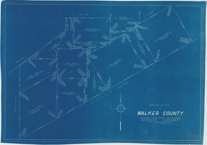 72292, Walker County Working Sketch 12, General Map Collection