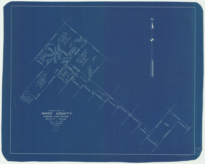 72308, Ward County Working Sketch 2, General Map Collection