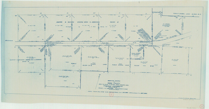 72311, Ward County Working Sketch 5, General Map Collection