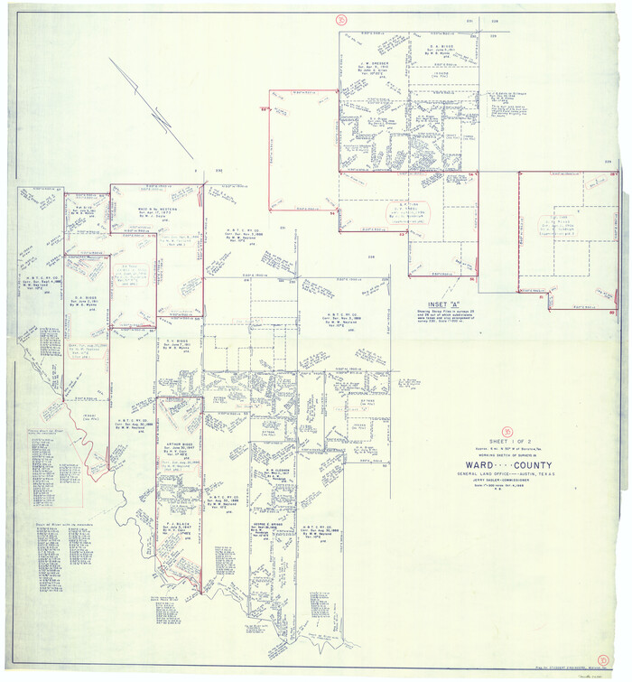 72341, Ward County Working Sketch 35, General Map Collection