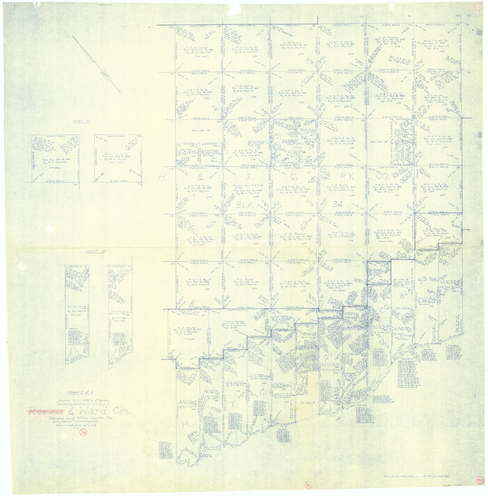 72342, Ward County Working Sketch 36, General Map Collection
