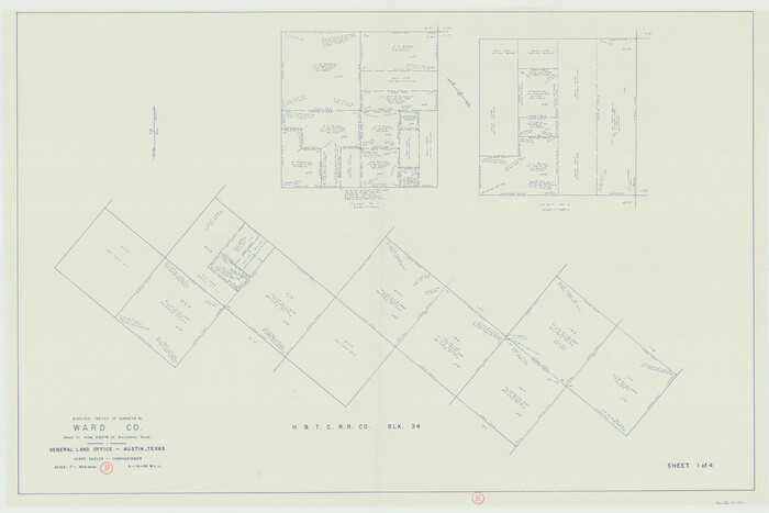 72343, Ward County Working Sketch 37, General Map Collection