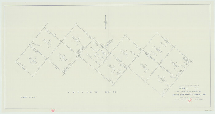 72345, Ward County Working Sketch 39, General Map Collection