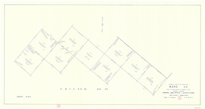 72346, Ward County Working Sketch 40, General Map Collection
