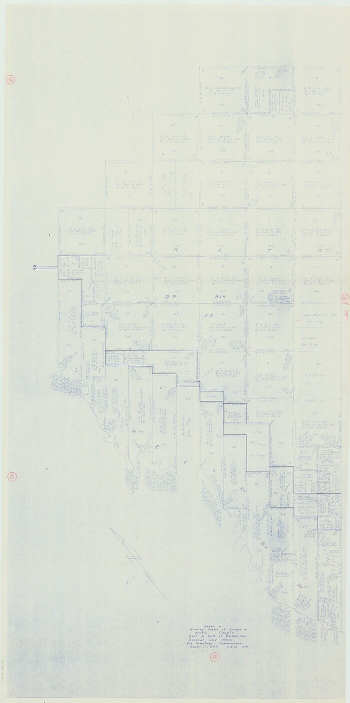 72351, Ward County Working Sketch 45, General Map Collection