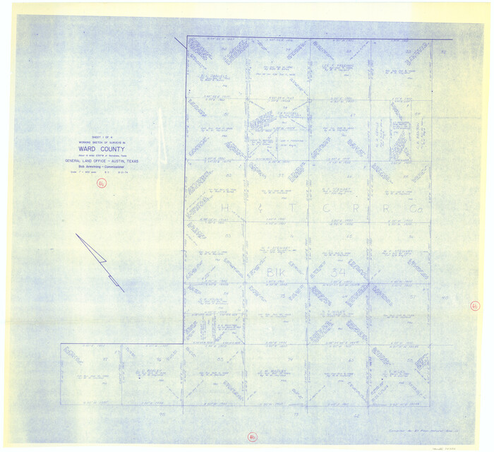 72352, Ward County Working Sketch 46, General Map Collection