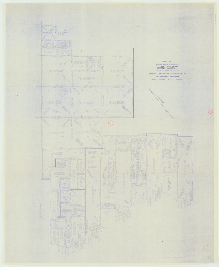 72353, Ward County Working Sketch 47, General Map Collection
