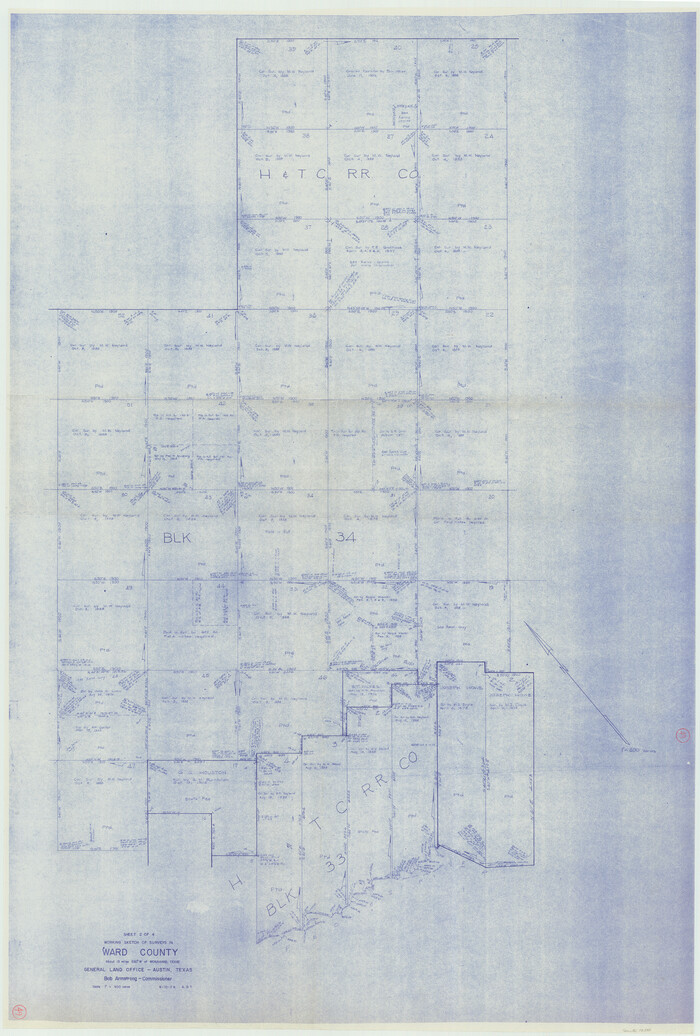 72355, Ward County Working Sketch 49, General Map Collection