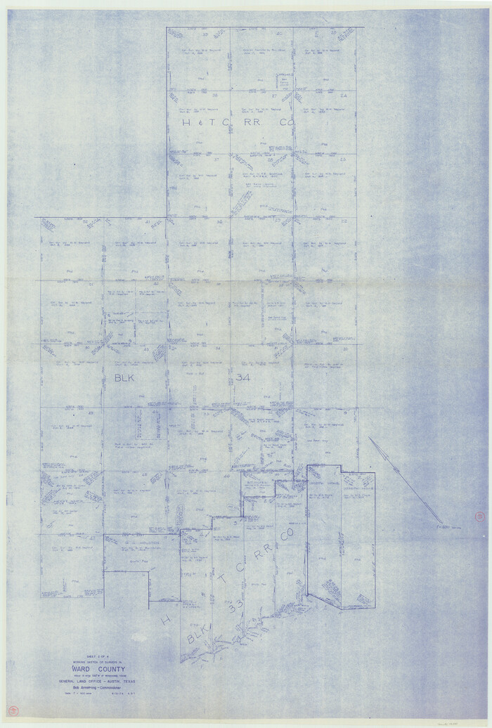 72355, Ward County Working Sketch 49, General Map Collection