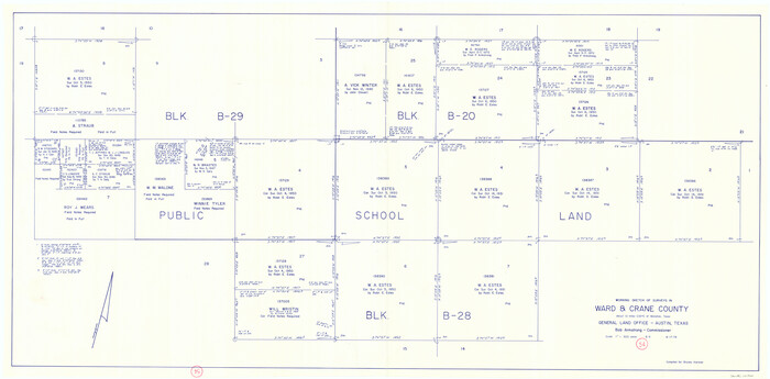 72360, Ward County Working Sketch 54, General Map Collection