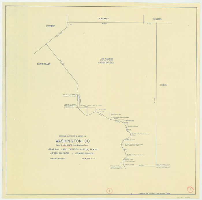 72362, Washington County Working Sketch 1, General Map Collection
