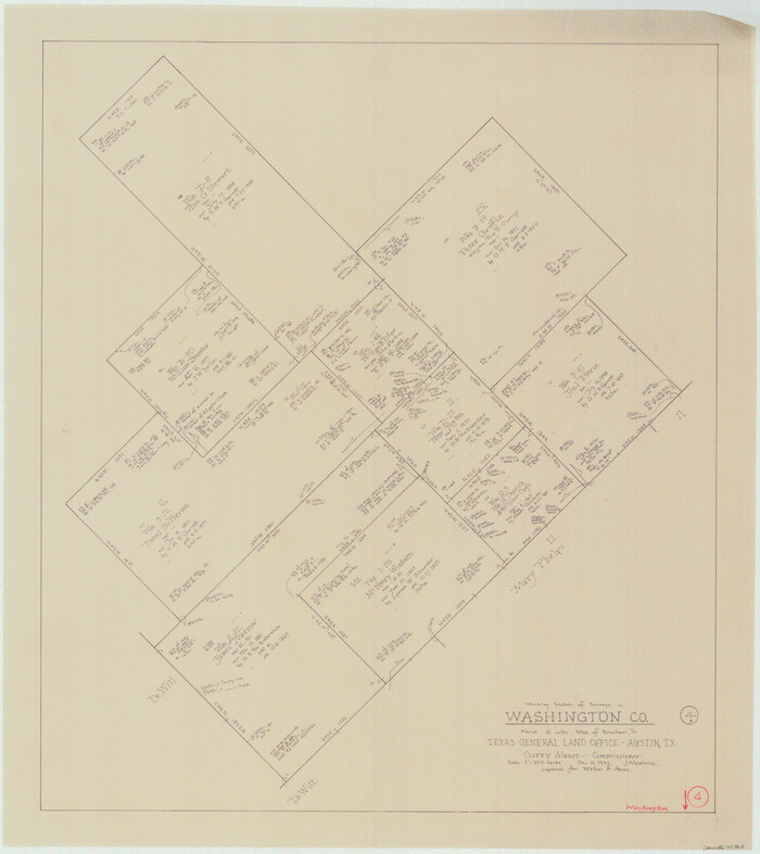 72365, Washington County Working Sketch 4, General Map Collection