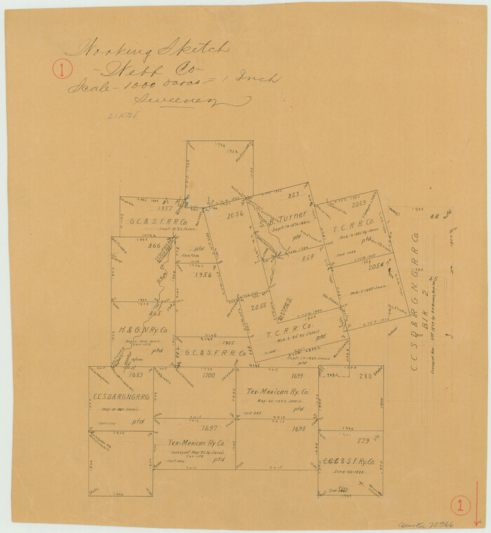 72366, Webb County Working Sketch 1, General Map Collection