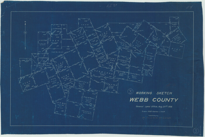 72368, Webb County Working Sketch 3, General Map Collection
