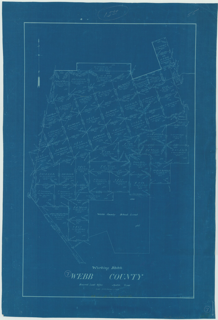 72372, Webb County Working Sketch 7, General Map Collection