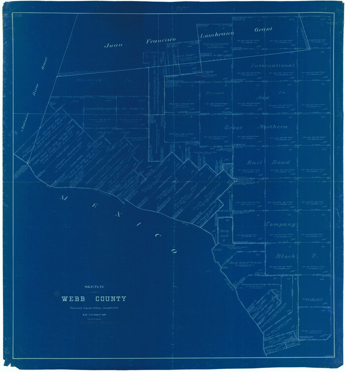 72373, Webb County Working Sketch 8, General Map Collection