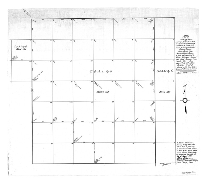 7239, Pecos County Rolled Sketch 79, General Map Collection