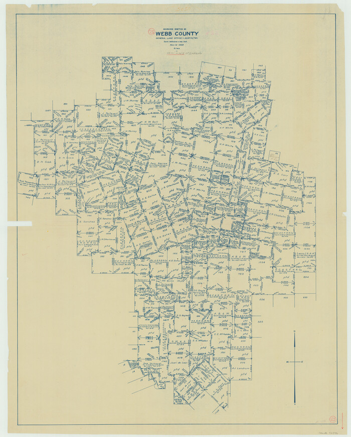 72390, Webb County Working Sketch 25, General Map Collection
