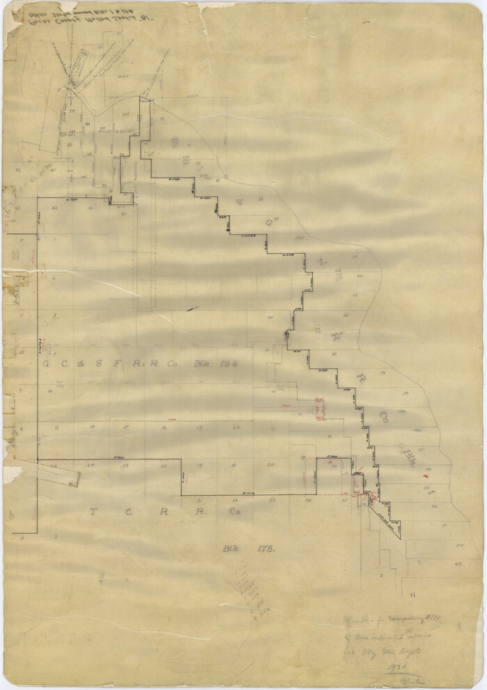 7240, Pecos County Rolled Sketch 81, General Map Collection