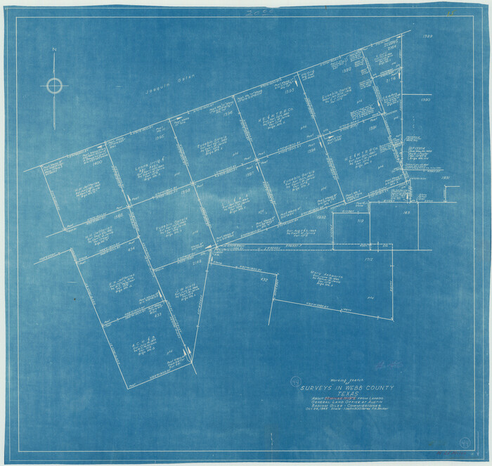 72409, Webb County Working Sketch 44, General Map Collection