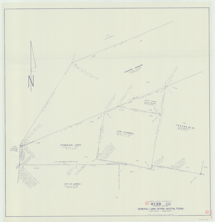 72436, Webb County Working Sketch 69, General Map Collection
