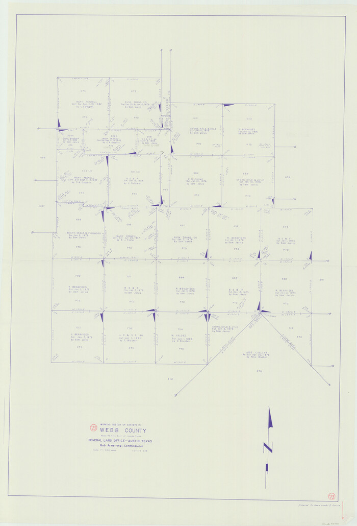 72440, Webb County Working Sketch 73, General Map Collection