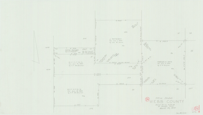 72441, Webb County Working Sketch 74, General Map Collection