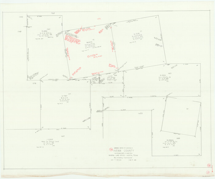 72445, Webb County Working Sketch 78, General Map Collection
