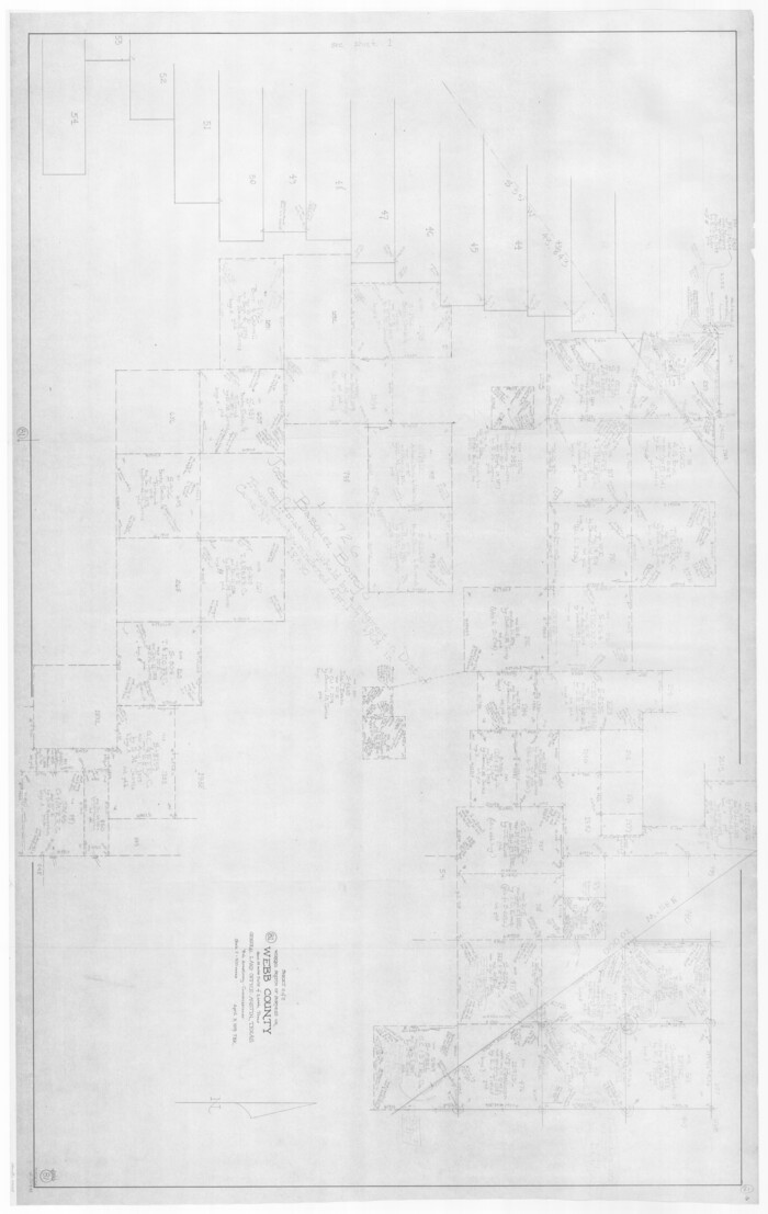 72448, Webb County Working Sketch 81, General Map Collection