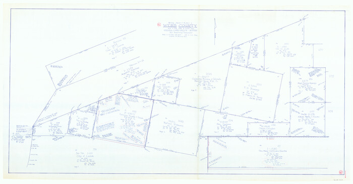 72449, Webb County Working Sketch 82, General Map Collection