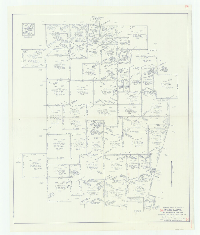 72454, Webb County Working Sketch 87, General Map Collection