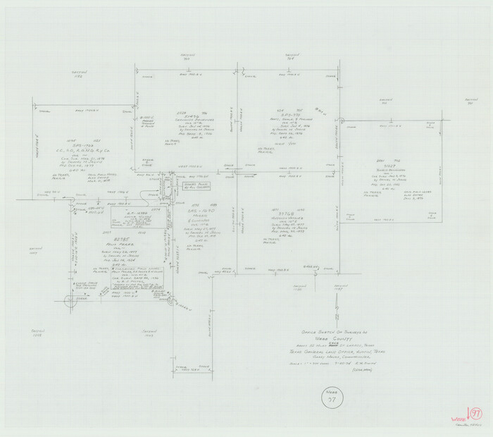 72464, Webb County Working Sketch 97, General Map Collection