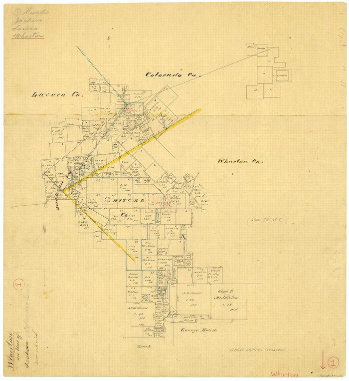 72465, Wharton County Working Sketch 1, General Map Collection