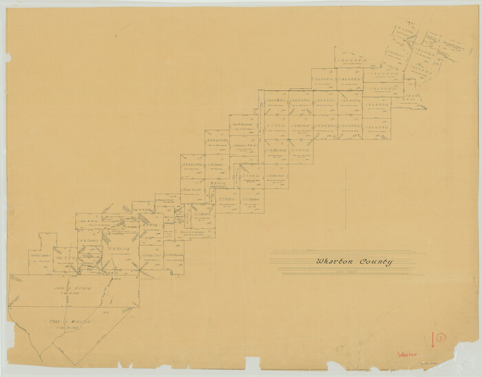 72466, Wharton County Working Sketch 2, General Map Collection