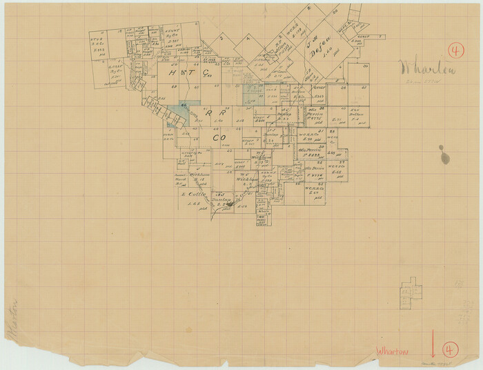 72468, Wharton County Working Sketch 4, General Map Collection