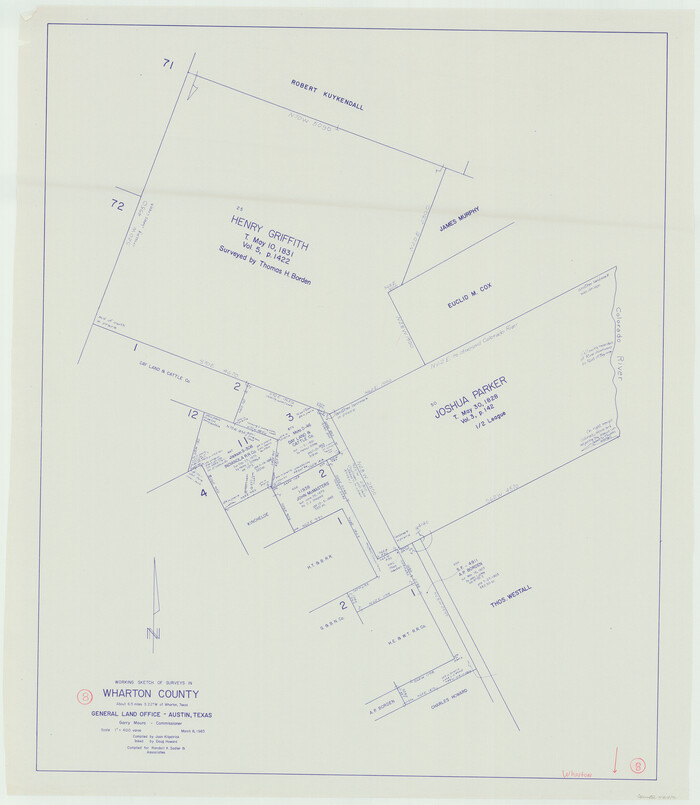 72472, Wharton County Working Sketch 8, General Map Collection