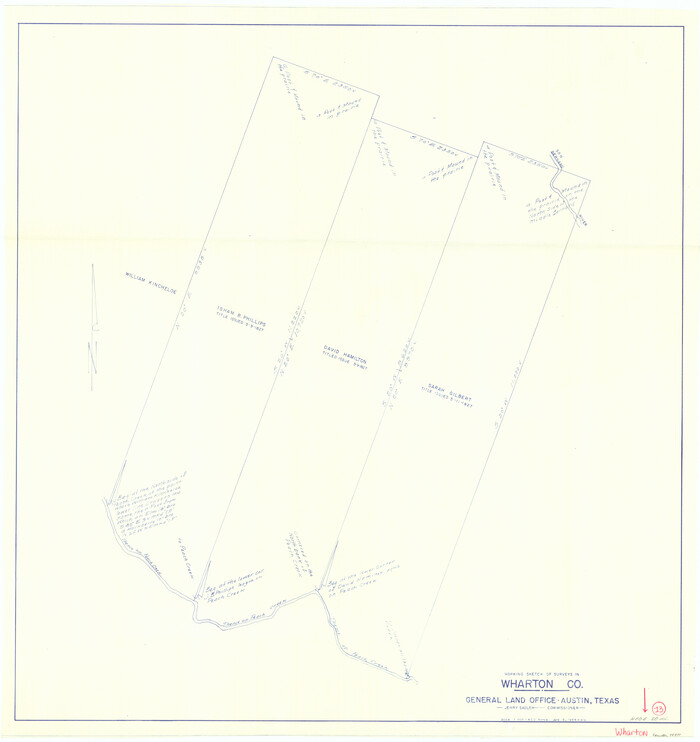 72477, Wharton County Working Sketch 13, General Map Collection