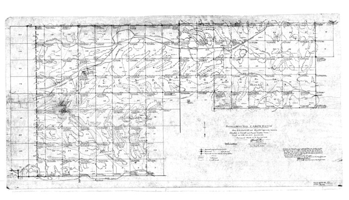 7249, Pecos County Rolled Sketch 101, General Map Collection