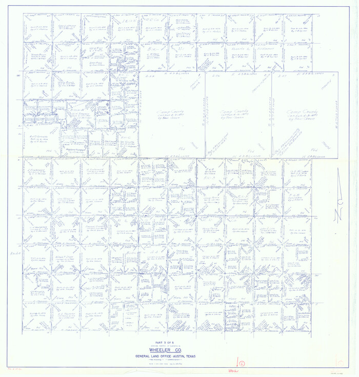 72495, Wheeler County Working Sketch 6, General Map Collection