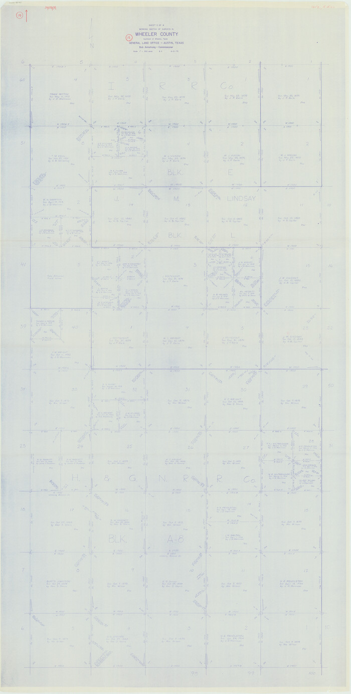 72499, Wheeler County Working Sketch 10, General Map Collection