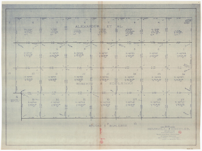 72501, Wheeler County Working Sketch 12, General Map Collection
