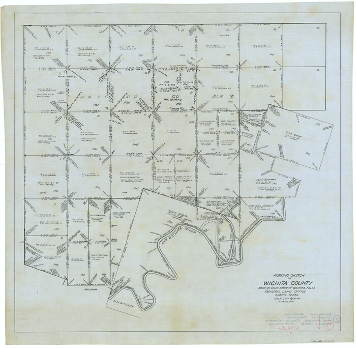 72527, Wichita County Working Sketch 17, General Map Collection