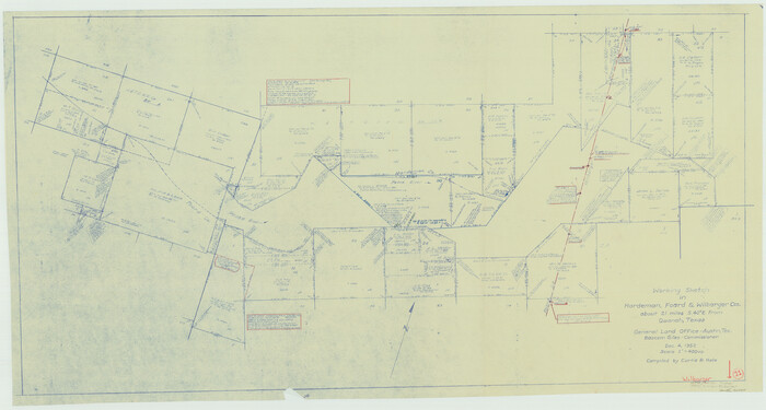 72549, Wilbarger County Working Sketch 11, General Map Collection