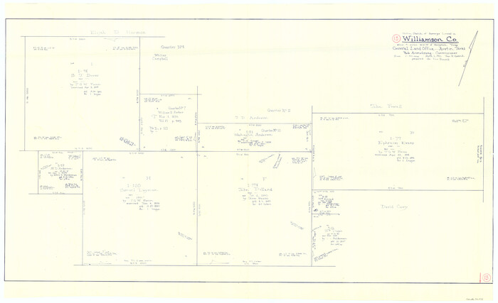 72573, Williamson County Working Sketch 13, General Map Collection