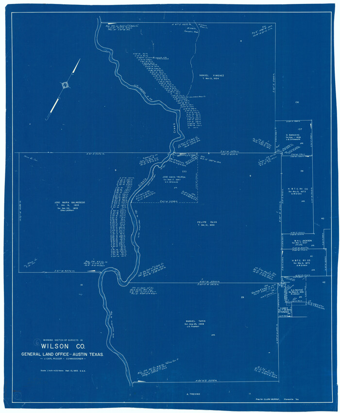 72586, Wilson County Working Sketch 6, General Map Collection
