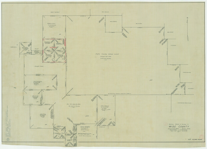 72616, Wise County Working Sketch 2, General Map Collection